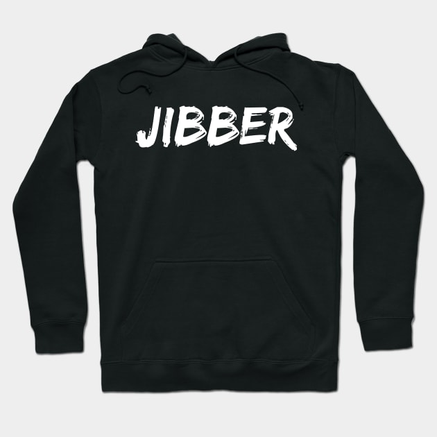 Jibber T-Shirt and Apprel for Skiers and Snowboarders Who Love To Jib Hoodie by PowderShot